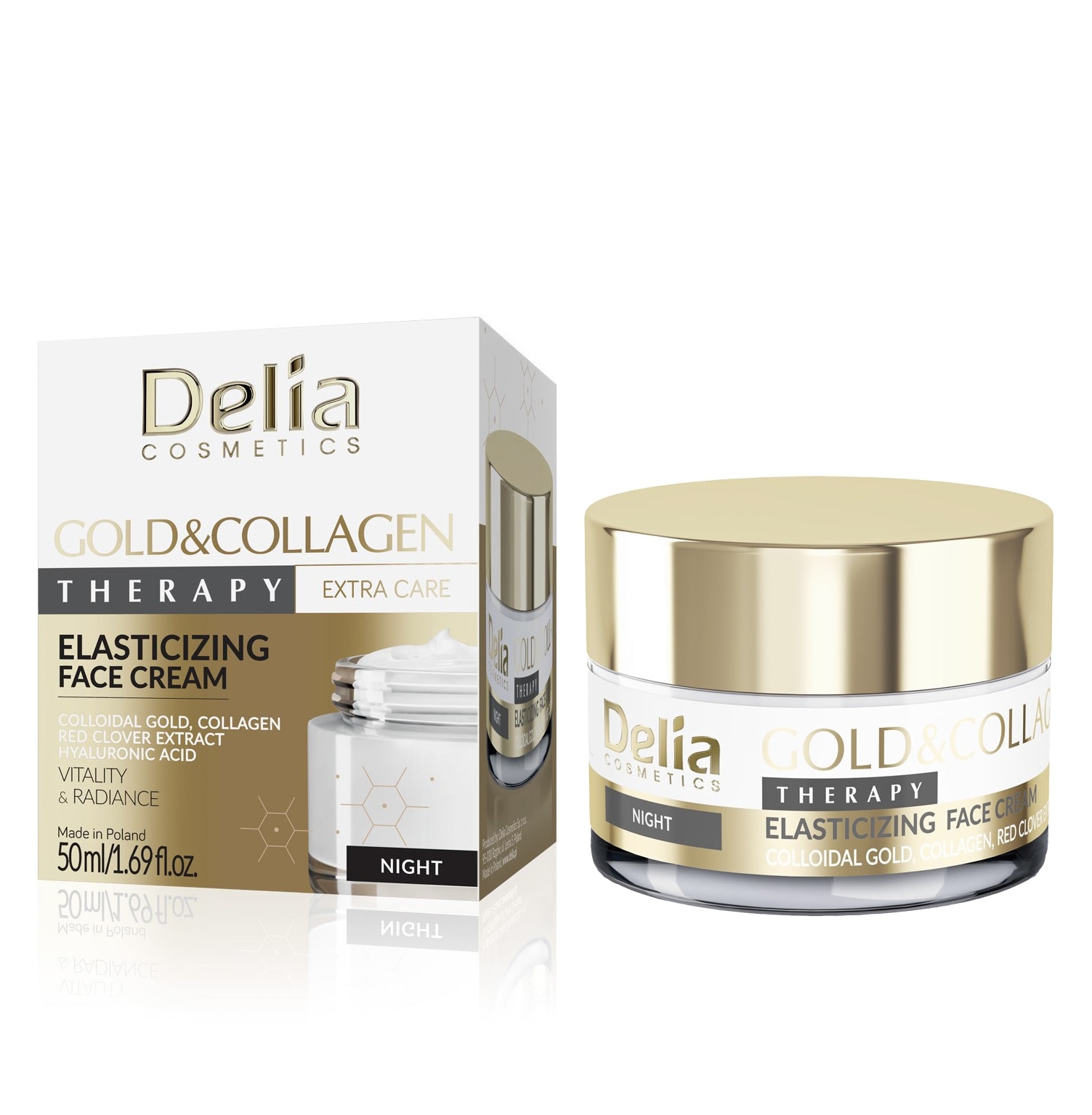 Delia gold collagen therapy night 50ml