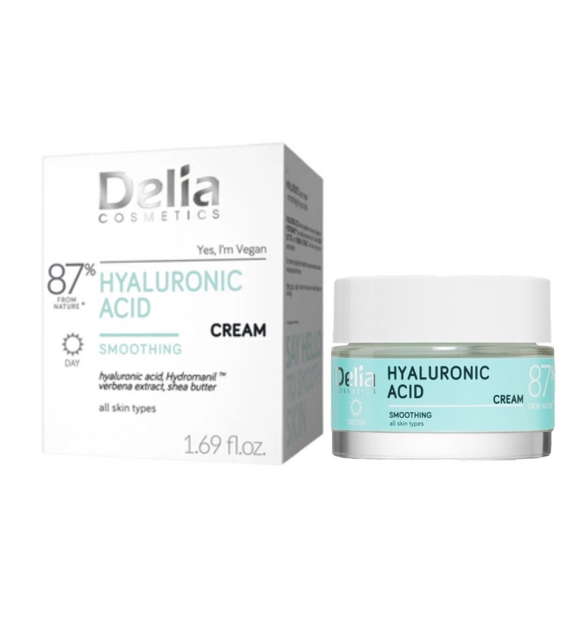 Delia day cream hialuronic acid %87 from nature 50ml