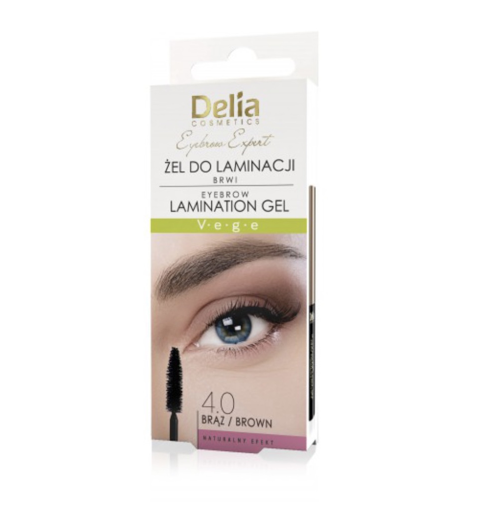 Delia eye brow lamination gel 4ml brown