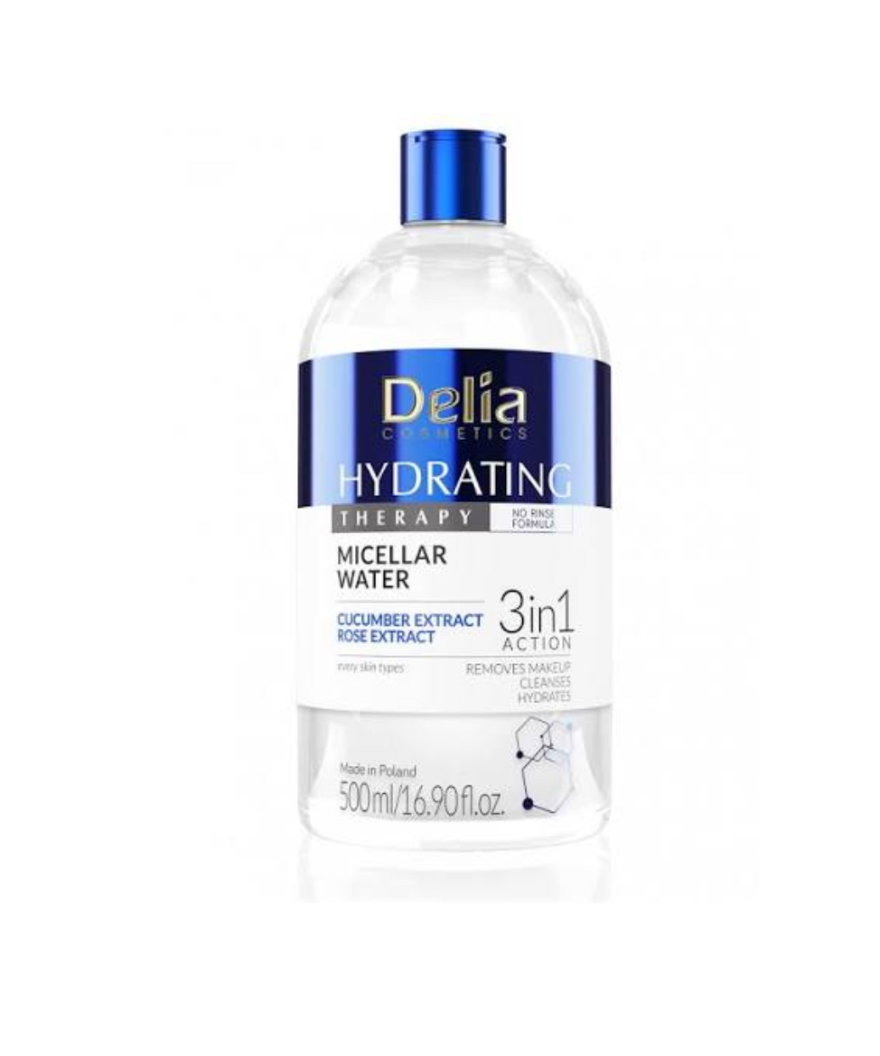 Delia 3in1 hydrating micellar water 500ml