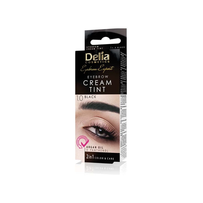 Delia color cream tint for eyebrow black 15 ml