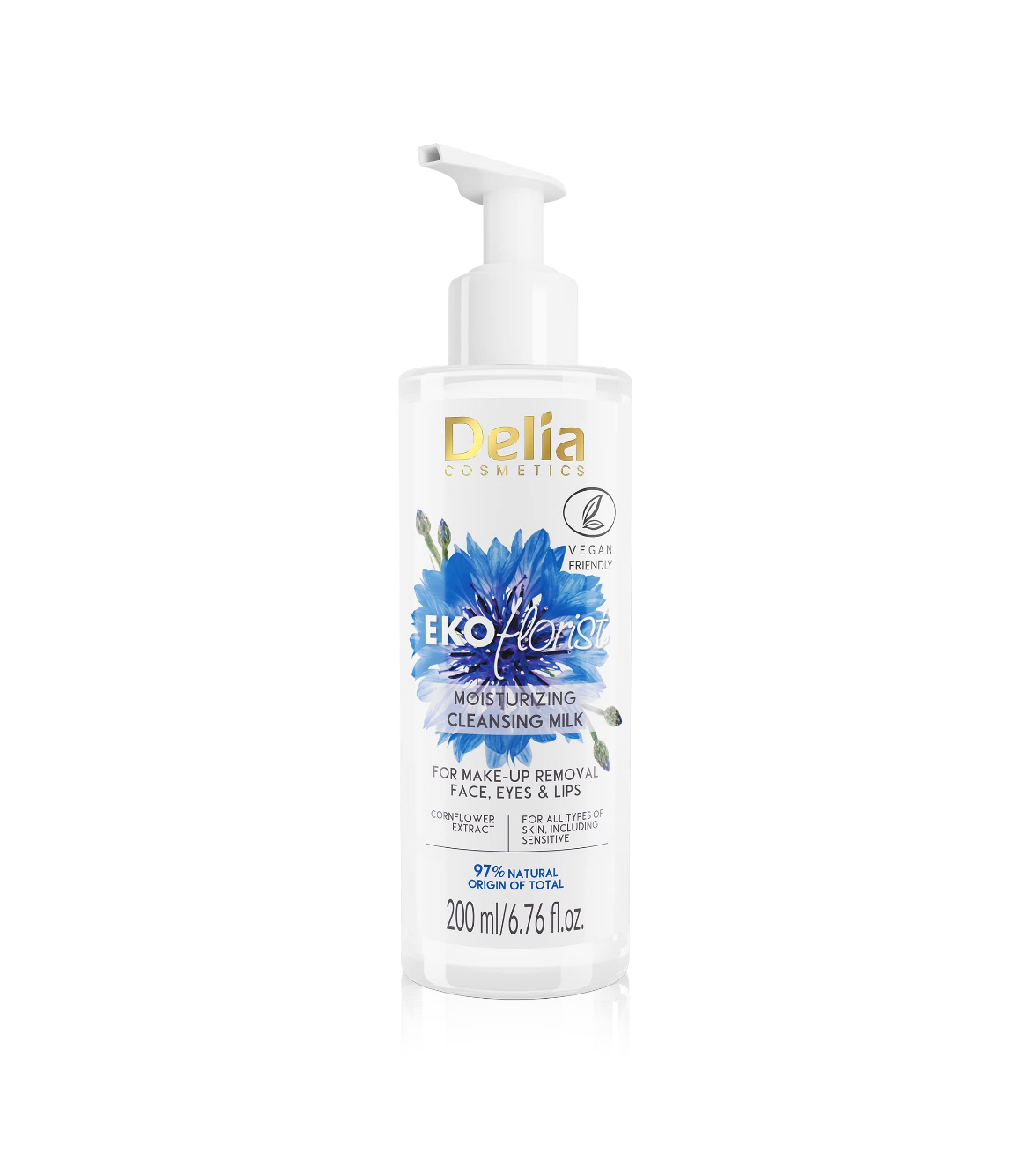 Delia eko florist moisturizing cleansing milk 200 ml