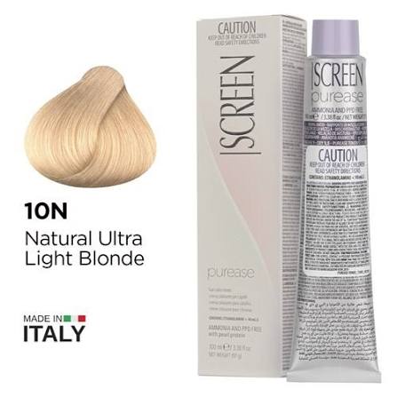 Screen purease color cream 10n ultra light blonde