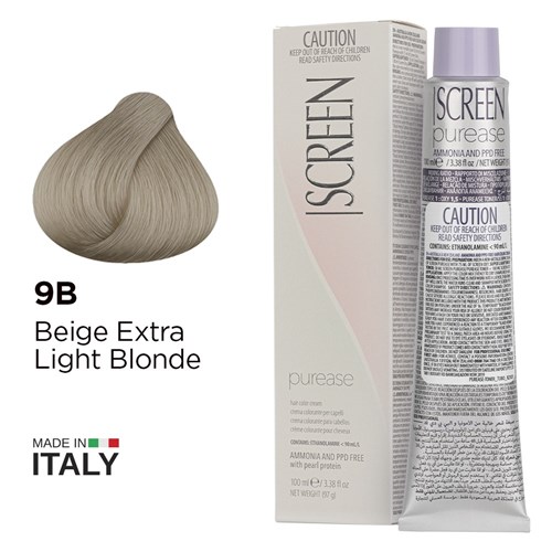 Screen purease color cream 9b beige extra light blonde