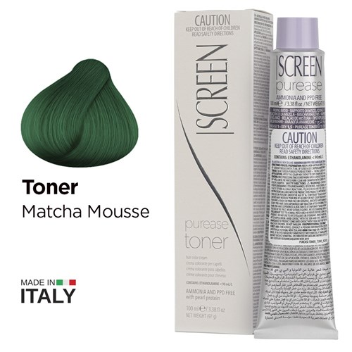 Screen purease color cream matcha mousse