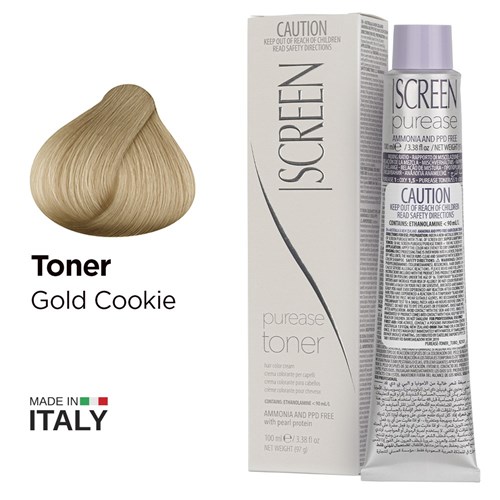 Screen purease color cream gold cookie