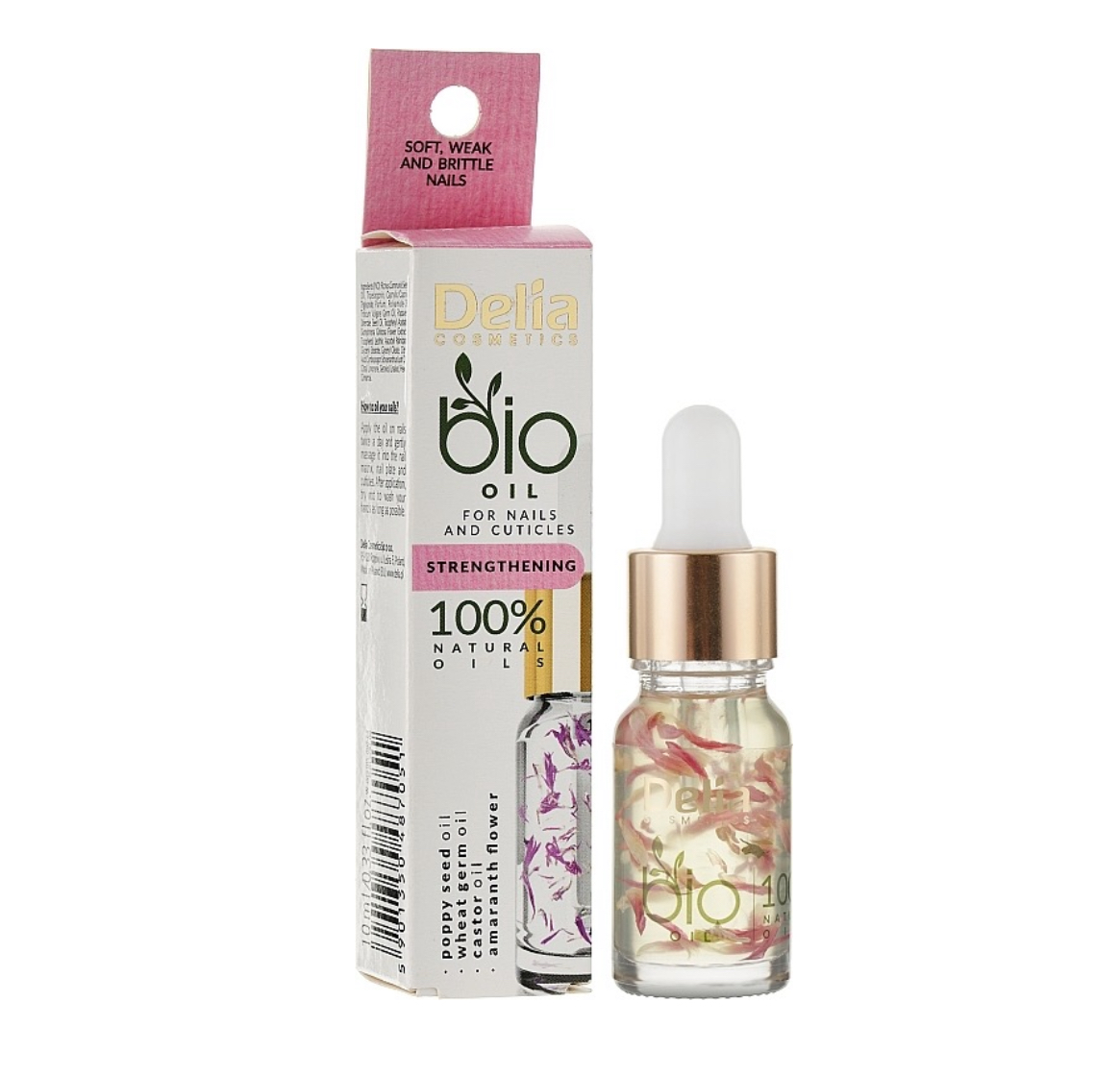 Delia bio oil for nails and cuticles strengthening