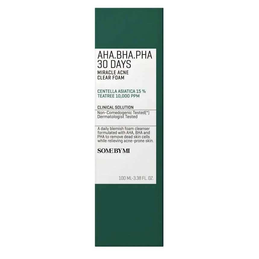 Some by me AHA BHA PHA 30 Days Miracle Acne Clear Foam 100ml